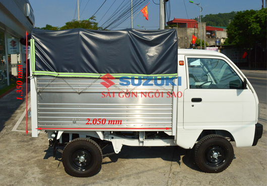 suzuki truck 500kg thùng kín