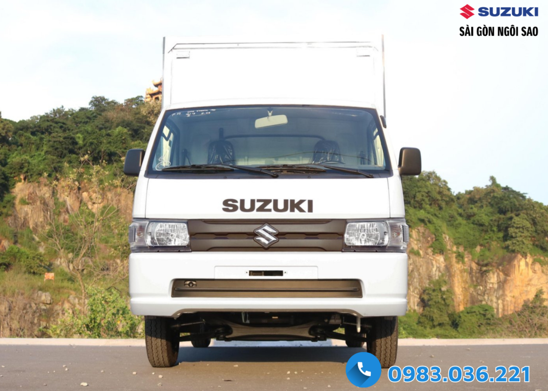 Xe Tải Suzuki 700kg Thùng Kín Composite
