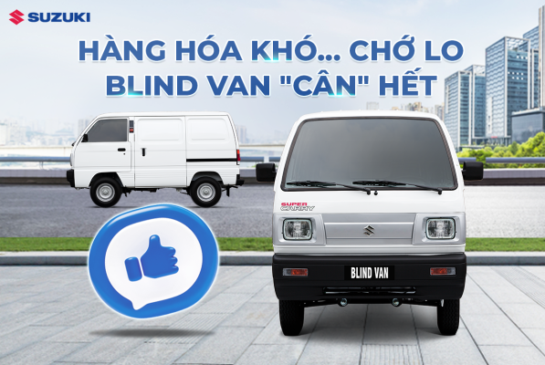 Suzuki Blind Van 2023: giá bán, thông số xe, trả góp