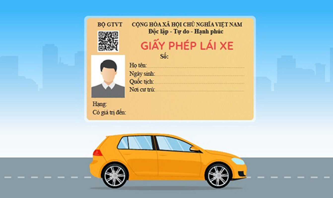 chuẩn bị giấy phép lái xe trước khi đăng ký lái thử xe ô tô